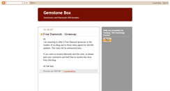 Desktop Screenshot of gemstonebox.blogspot.com