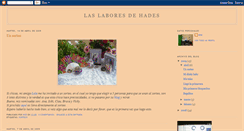 Desktop Screenshot of laslaboresdehades.blogspot.com