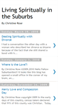 Mobile Screenshot of livingspirituallyinthesuburbs.blogspot.com
