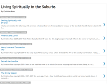 Tablet Screenshot of livingspirituallyinthesuburbs.blogspot.com