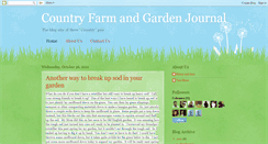 Desktop Screenshot of farmingandgardening.blogspot.com