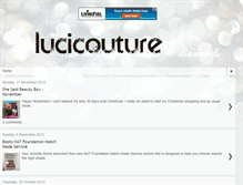 Tablet Screenshot of lucicouture.blogspot.com