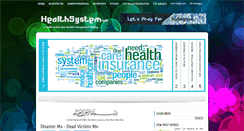 Desktop Screenshot of healthsysteminfo.blogspot.com