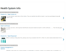 Tablet Screenshot of healthsysteminfo.blogspot.com