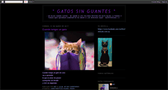 Desktop Screenshot of gatosinguantes.blogspot.com