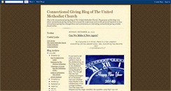 Desktop Screenshot of connectionalgiving.blogspot.com