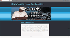 Desktop Screenshot of crazyreggae.blogspot.com