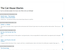 Tablet Screenshot of cathousediaries.blogspot.com