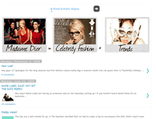 Tablet Screenshot of madamedior.blogspot.com
