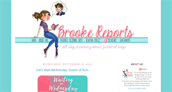 Desktop Screenshot of brooke-reports.blogspot.com