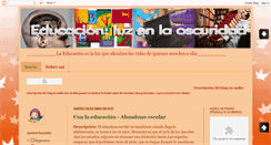 Desktop Screenshot of educacion-luzenlaoscuridad.blogspot.com