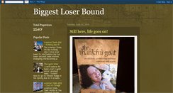 Desktop Screenshot of biggestloserbound.blogspot.com