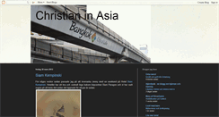 Desktop Screenshot of christianinasia.blogspot.com
