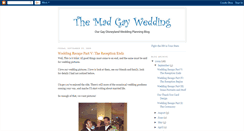 Desktop Screenshot of madgaywedding.blogspot.com