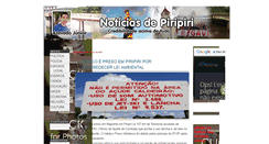 Desktop Screenshot of noticiasdepiripiri.blogspot.com