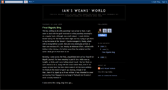 Desktop Screenshot of iansweansworld.blogspot.com
