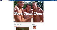 Desktop Screenshot of boysnexxxtdoor.blogspot.com