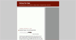 Desktop Screenshot of knivesonsale.blogspot.com