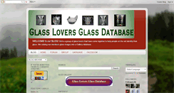 Desktop Screenshot of glassloversglassdatabase.blogspot.com