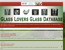 Tablet Screenshot of glassloversglassdatabase.blogspot.com