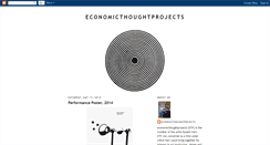 Desktop Screenshot of economicthoughtprojects.blogspot.com