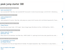 Tablet Screenshot of peakjumpstarter300.blogspot.com