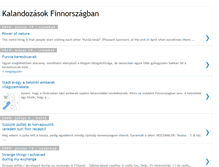Tablet Screenshot of finnmania.blogspot.com