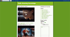 Desktop Screenshot of amazingmultiknowledge.blogspot.com