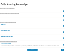 Tablet Screenshot of amazingmultiknowledge.blogspot.com