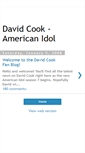 Mobile Screenshot of davidcookidol.blogspot.com
