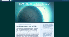 Desktop Screenshot of dnaadventures.blogspot.com