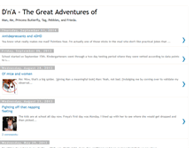 Tablet Screenshot of dnaadventures.blogspot.com
