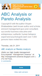 Mobile Screenshot of abc-pareto-analysis.blogspot.com