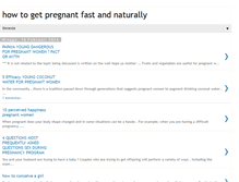 Tablet Screenshot of fastpregnant.blogspot.com