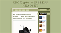 Desktop Screenshot of buyxbox360wirelessheadset.blogspot.com