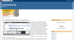 Desktop Screenshot of gaming2gaming.blogspot.com
