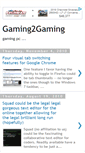 Mobile Screenshot of gaming2gaming.blogspot.com