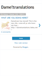 Mobile Screenshot of dametrans.blogspot.com