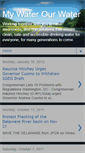 Mobile Screenshot of mywaterourwater.blogspot.com