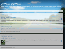 Tablet Screenshot of mywaterourwater.blogspot.com