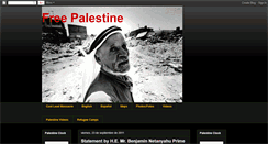 Desktop Screenshot of freepalestineofoccupation.blogspot.com