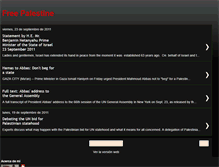 Tablet Screenshot of freepalestineofoccupation.blogspot.com