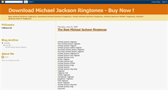 Desktop Screenshot of downloadmichaeljacksonringtones.blogspot.com