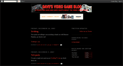 Desktop Screenshot of davesvideogameblog.blogspot.com