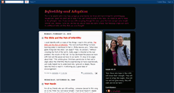 Desktop Screenshot of infertilityandadoption.blogspot.com