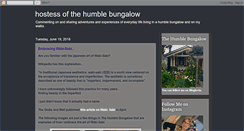 Desktop Screenshot of hostessofthehumblebungalow.blogspot.com