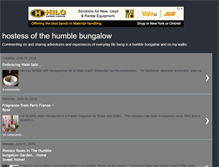 Tablet Screenshot of hostessofthehumblebungalow.blogspot.com