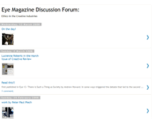 Tablet Screenshot of eyediscuss.blogspot.com