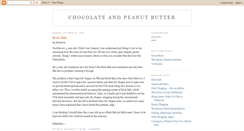 Desktop Screenshot of chocolateandpeanutbutter.blogspot.com