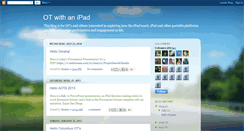 Desktop Screenshot of otwithanipad.blogspot.com